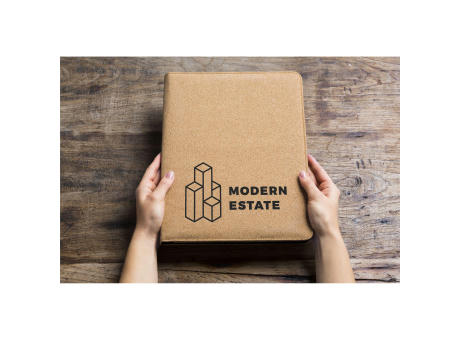 Eco Conference Cork A5 Dokumentenmappe Werbeartikel