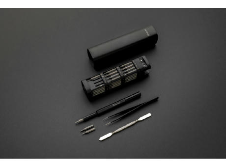 Gear X 46-tlg. Präzisions-Bit-Set aus RCS recyc. Aluminium Werbeartikel