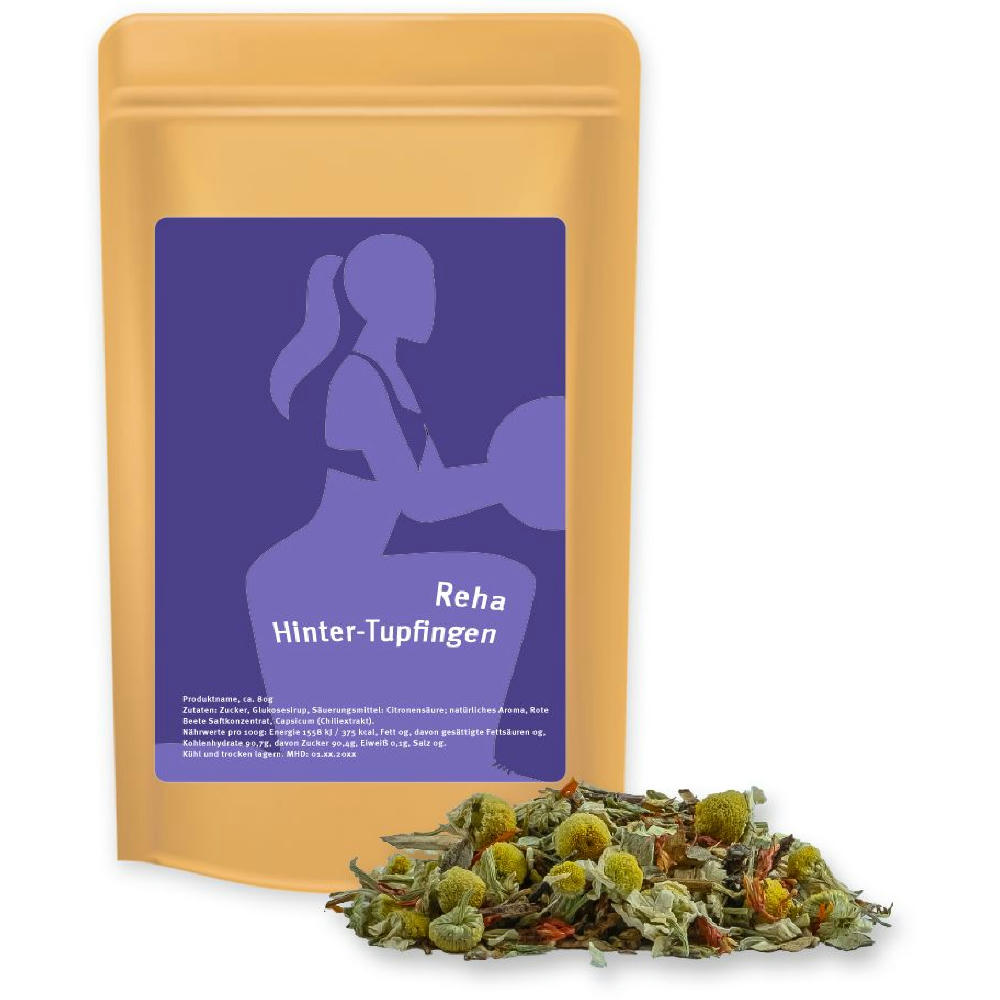 Product image Rotbuschtee Entspannungszeit, ca. 40g, Standbeutel Midi Werbeartikel