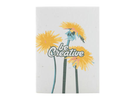 individuelles Saatpapier-Notizbuch CreaNote Plus A6 Seed Werbeartikel