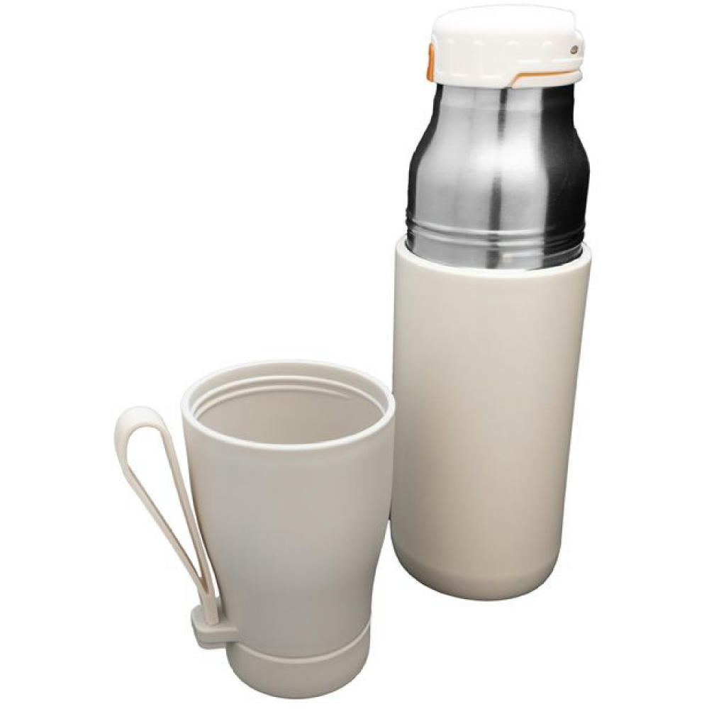 Isolierflasche 'Zeibu', beige, 550 ml Werbeartikel