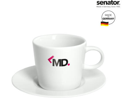 senator Fancy Espresso Tasse mit Untertasse bedrucken