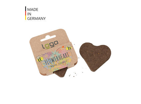 Product image Flowerheart "Bienenwiese" - torffrei Werbeartikel