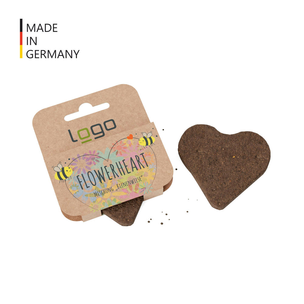 Product image Flowerheart "Bienenwiese" - torffrei Werbeartikel