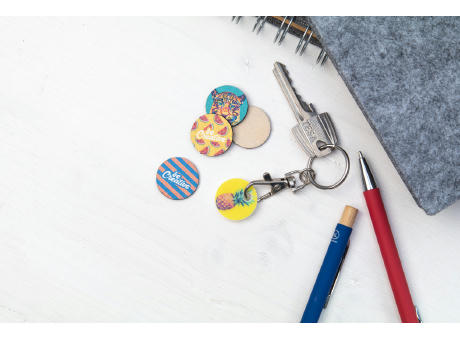 Einkaufswagen-Chip/Schlüsselanhänger ColoShop bedrucken