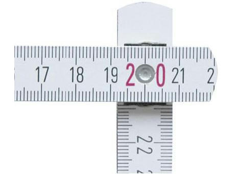 Faltbarer Zollstock aus Holz Jessica Werbeartikel