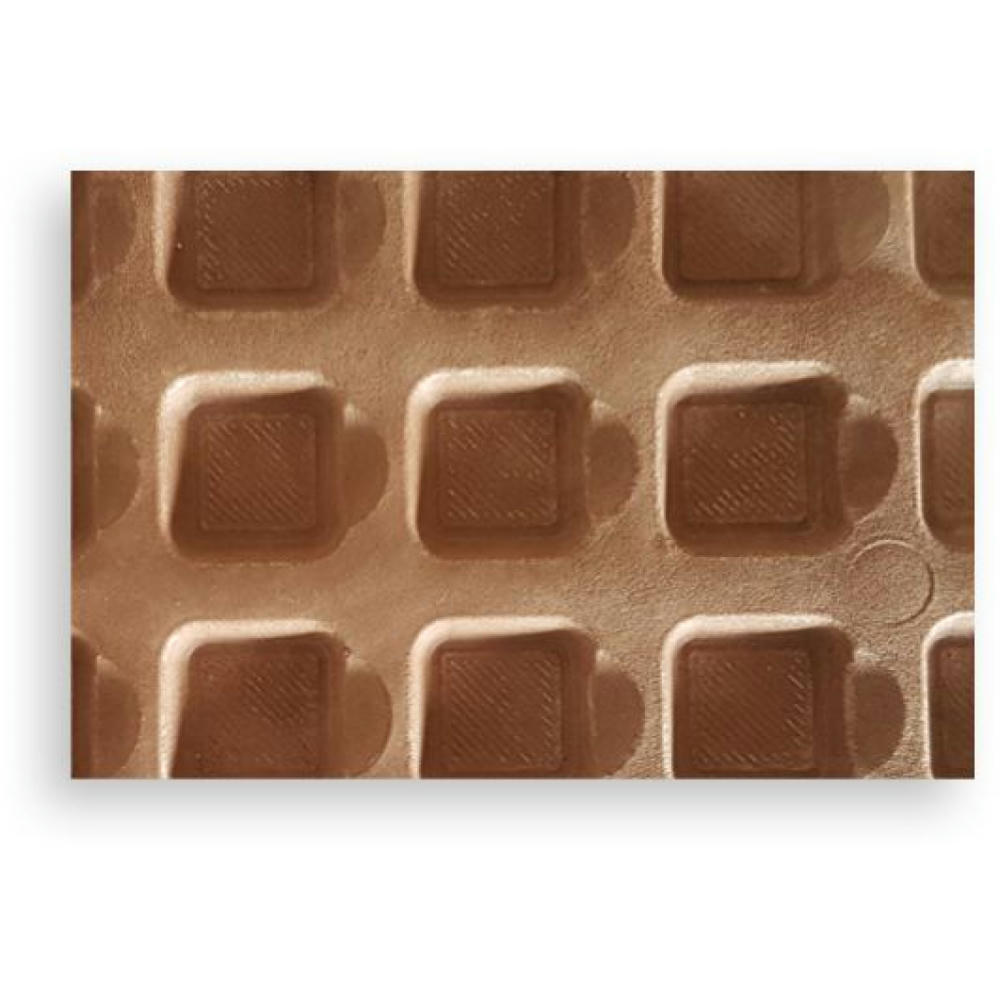 Tisch Adventskalender aus Reinpapier individuell bedruckt,   48 g, Inhalt: Callebaut Vollmilch Schokolade Kalender Werbeartikel