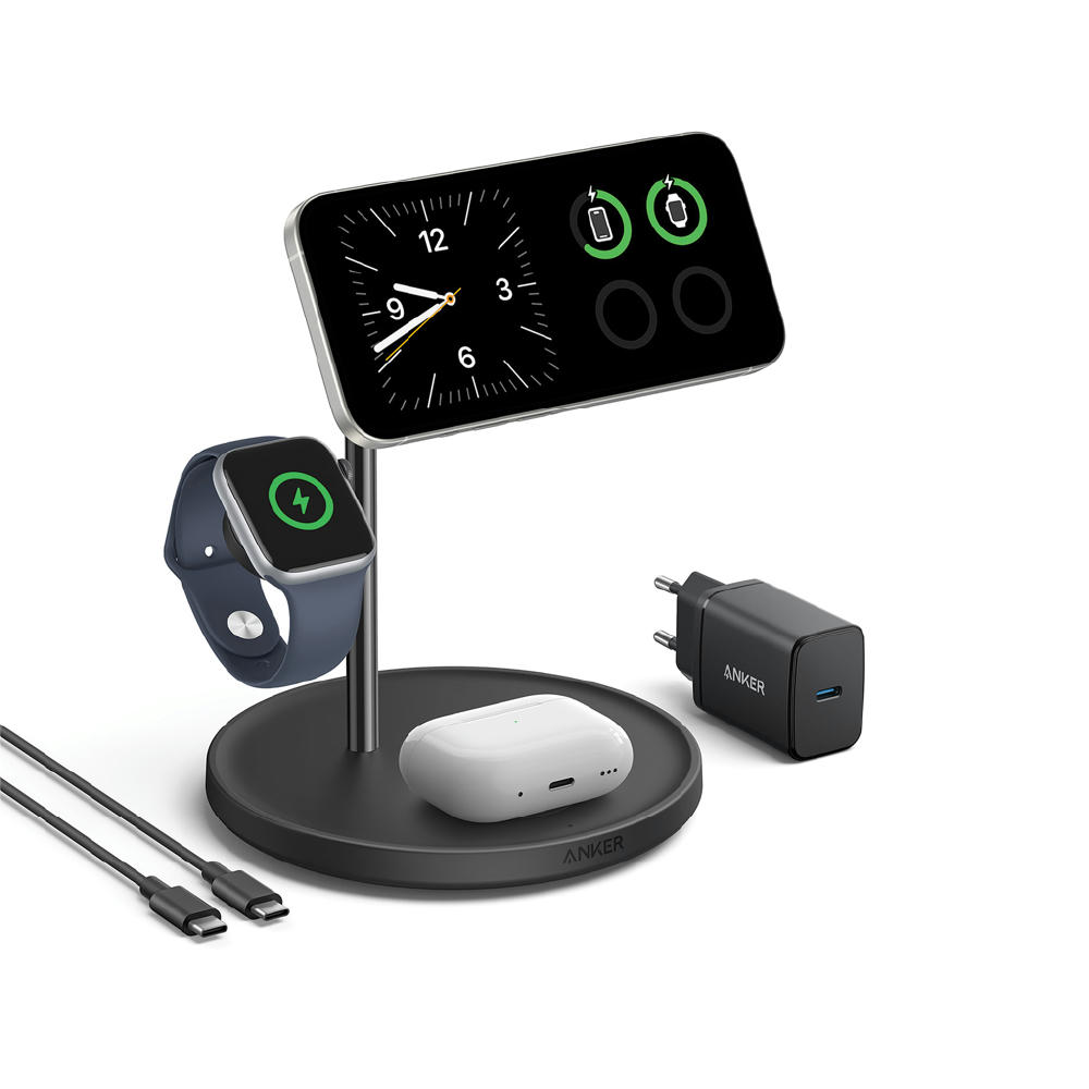 Anker MagGo Kabellose Ladestation (3-in-1 Ständer) Werbeartikel