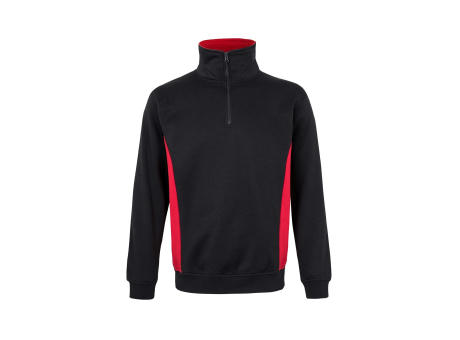 VL SVAROG. Zweifarbiges Frottee-Sweatshirt (260 g/m²), aus Polyester (65 %) und Baumwolle (35 %) bedrucken