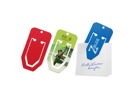 Zettelklammer, maxi bedrucken