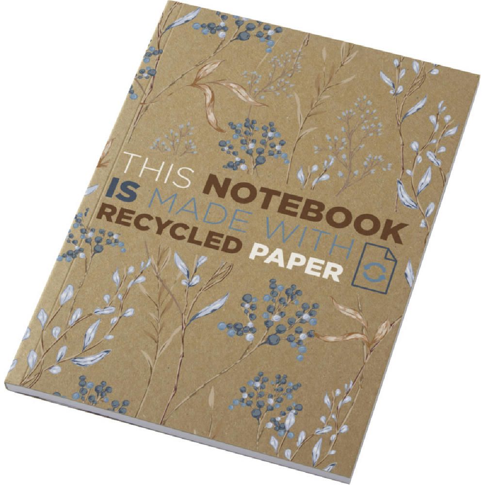 Product image Novella Austen A5 Softcover Notizbuch aus recyceltem Kraftpapier – 50 Blatt Werbeartikel