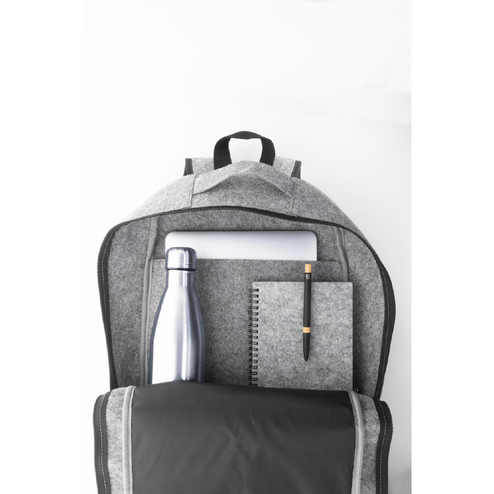 RPET-Filz-Rucksack Refelt Back Werbeartikel