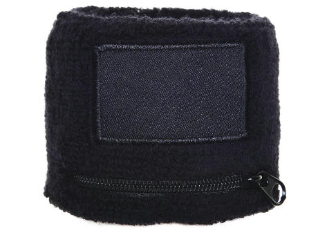 Product image Frottier Armschweißband mit Label und Reißverschlußfach Werbeartikel