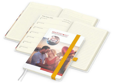 Product image Wochenplaner Match-Hybrid Creme Bestseller Werbeartikel