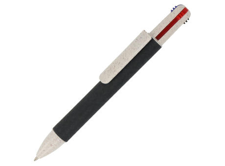 Product image Papierkugelchreiber mit 4 Schreibfarben Werbeartikel