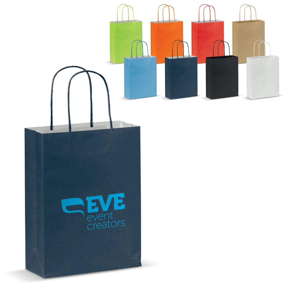 Product image Kleine Papiertasche im Eco Look 120g/m² Werbeartikel