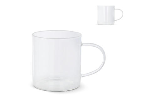 Kaffeeglas mit Griff Vardez 300 ml Werbeartikel