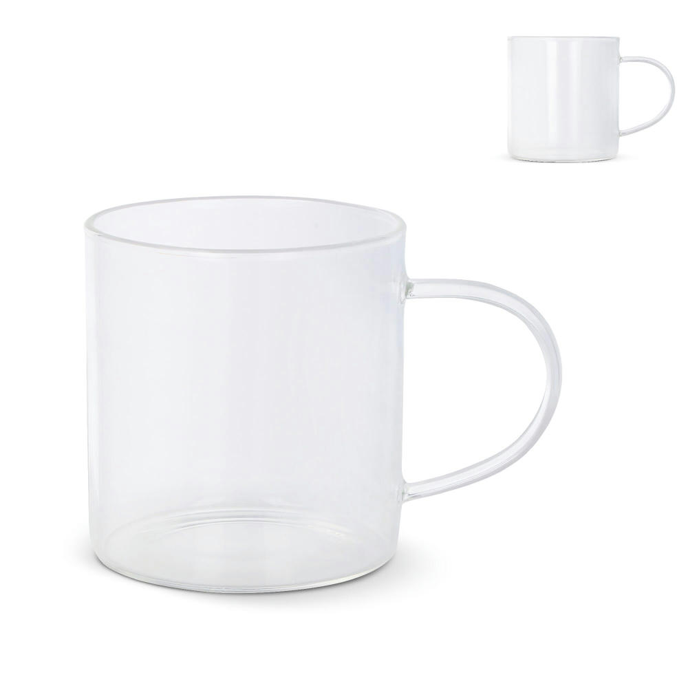 Product image Kaffeeglas mit Griff Vardez 300 ml Werbeartikel