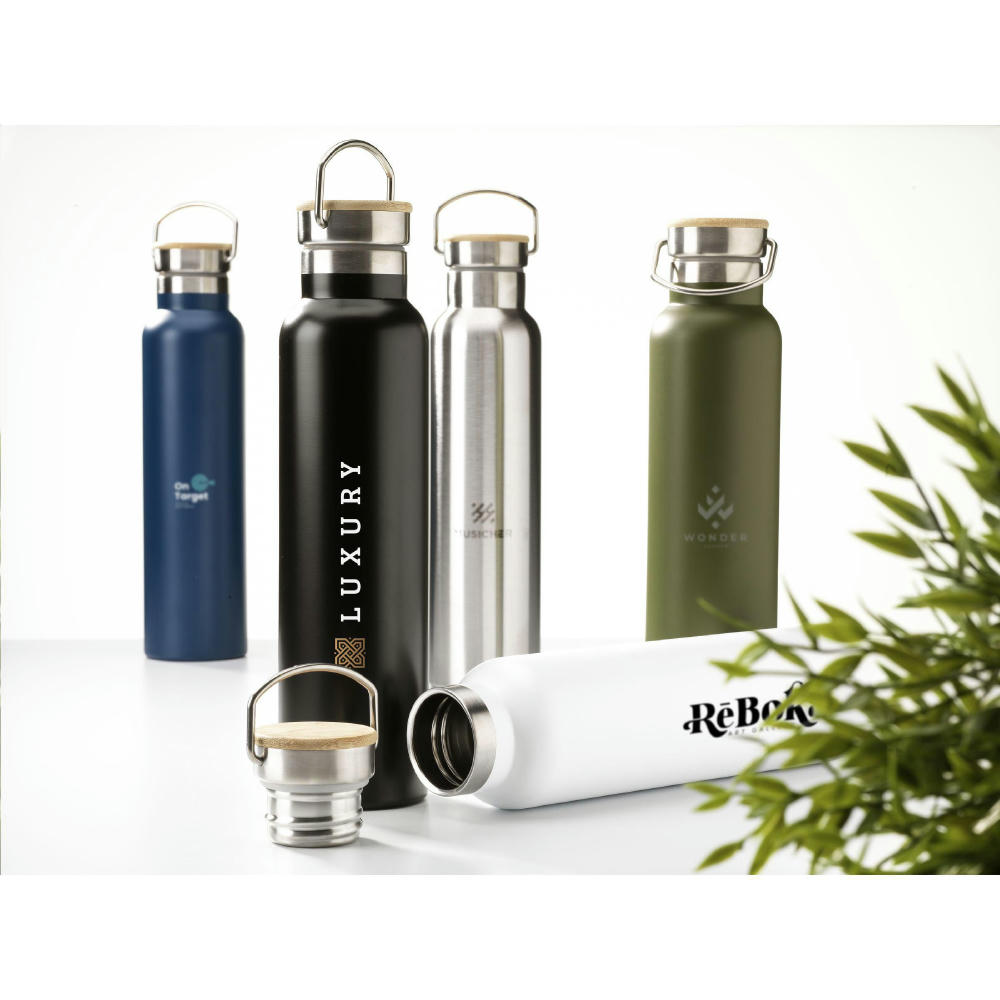 Nordvik RCS Recycled Steel 750 ml Trinkflasche Werbeartikel