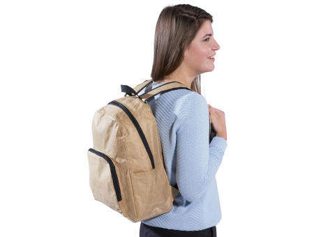 Laminierter Papierrucksack mit Isolierfunktion Maddie bedrucken