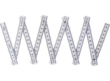 Zollstock aus Kunststoff 1m Leon Werbeartikel