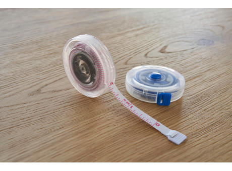 Kunststoff einziehbares Maßband Theo bedrucken