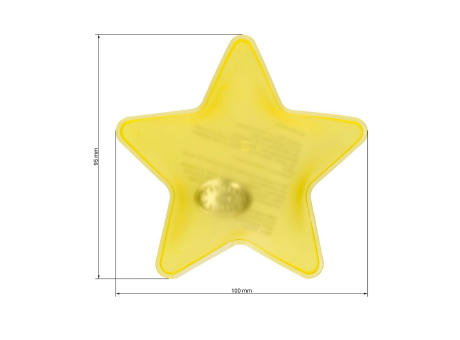 Gel-Wärmekissen "Stern", klein Werbeartikel