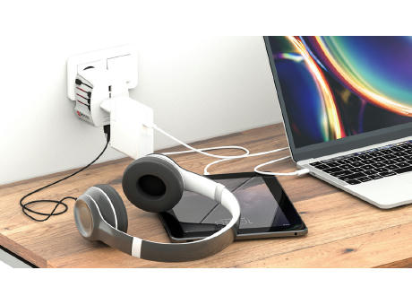 SKROSS MUV USB ( 1 USB-C 1 USB-A) Werbeartikel