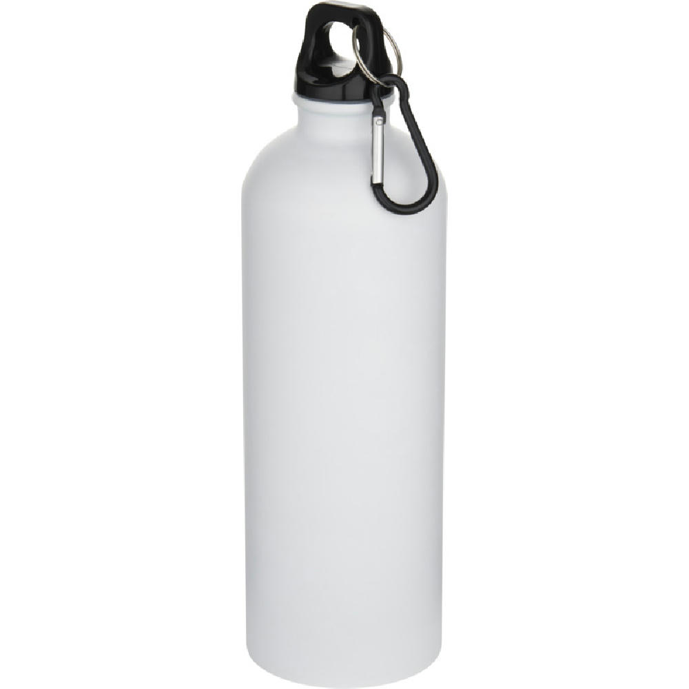Product image Oregon 750 ml matte RCS-zertifizierte, einwandige Trinkflasche aus recyceltem Edelstahl mit Karabinerhaken Werbeartikel