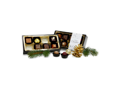 Geschenkartikel / Präsentartikel: Pralinenschachtel Merry Christmas bedrucken