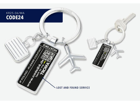 TROIKA Schlüsselanhänger CODE24 Werbeartikel