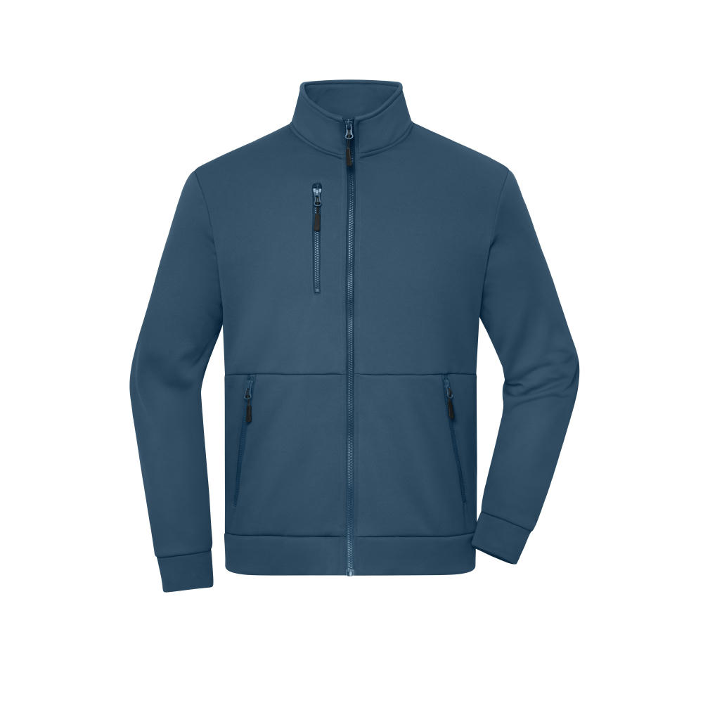 Workwear Fleece Jacket - Elastische Fleecejacke mit Stehkragen Werbeartikel