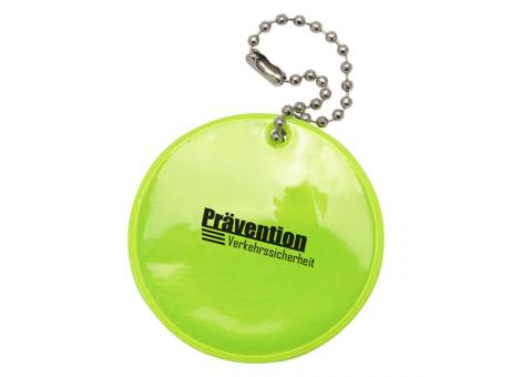 Weich-Reflektor mit Kugelkette, Kreis bedrucken