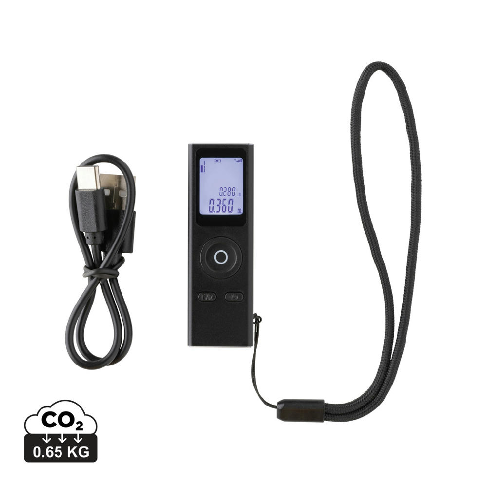 Product image Gear X 30m Lasermessgerät aus RCS recyceltem Aluminum Werbeartikel