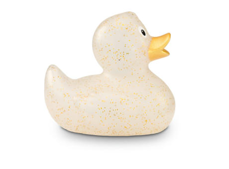 Werbeente Giselle Goldglitzer, ca. 8 cm Werbeartikel