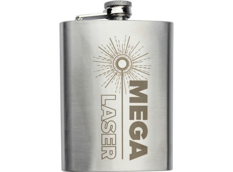 Flachmann aus Edelstahl Benedict Werbeartikel