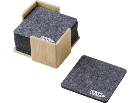 rPET-Filz-Untersetzer-Set Lawrence Werbeartikel