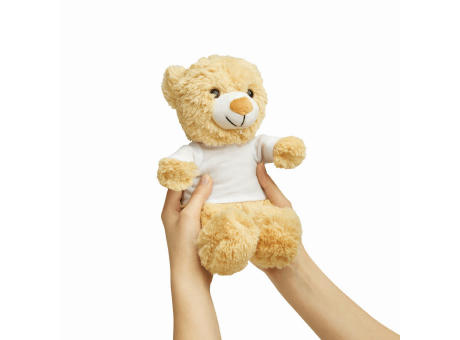 ALEXANDER - Plüsch-Bärmit weißem T-Shirt (separat gepackt) bedrucken