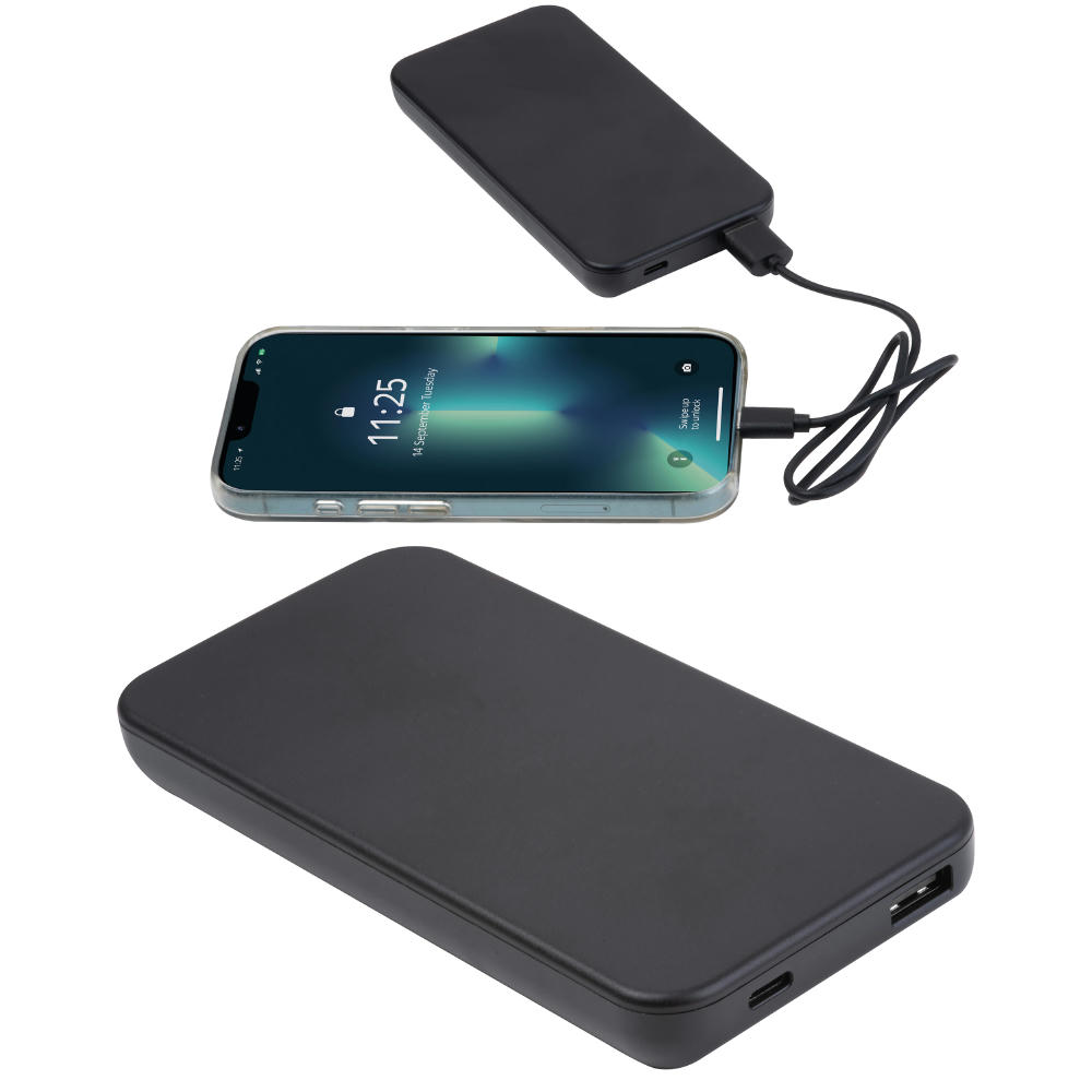 Product image Recycelte Powerbank 10.000 mAh PRESTON Werbeartikel