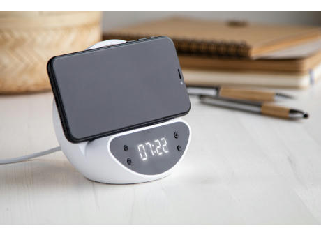 Wecker mit Wireless-Charger Rabolarm Werbeartikel