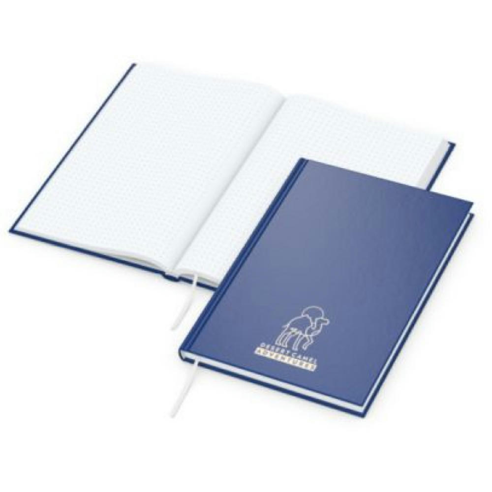 Notizbuch Note-Book EXPRESS Ecken spitz Hardcover matt-farbig Werbeartikel