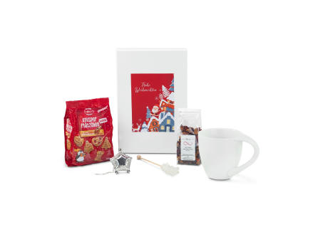 Geschenkset / Präsenteset: Weihnachtliche Teebox Werbeartikel