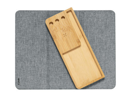 Wireless-Charger mit Mauspad Atrova Werbeartikel