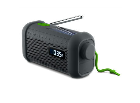 Product image MH-08 | Muse Radio, Bluetooth-Lautsprecher mit Solar- und Öffnungsmechanismen Werbeartikel