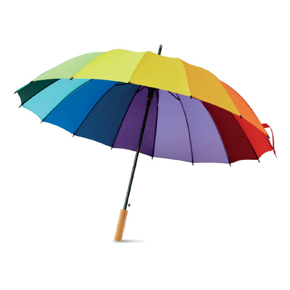 Product image Regenschirm regenbogenfarbig Werbeartikel