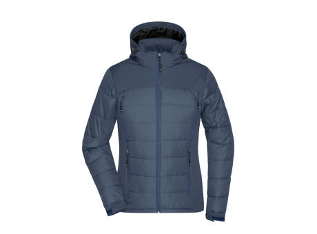 Ladies' Outdoor Hybrid Jacket - Thermojacke in attraktivem Materialmix Werbeartikel