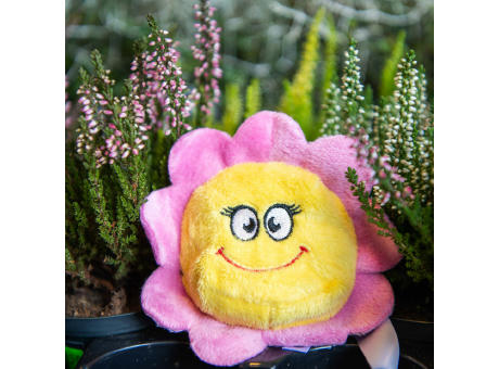 Schmoozies® Blume mit Slogan Blumenkind Werbeartikel
