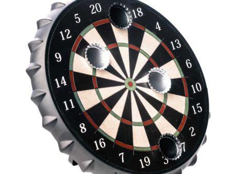 Kronkorken Dart Krony incl. 4c Etikett auf Bull-Eye Werbeartikel