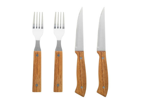 Steak-Besteckset Tomahawk Werbeartikel