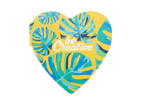 Individuelle Haftnotizen CreaStick Heart Werbeartikel